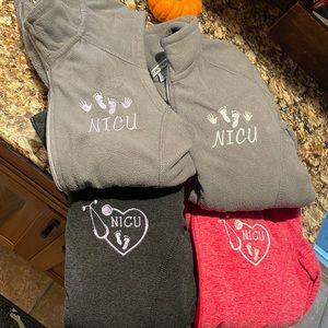 NICU fleece lot Size Small- Sara